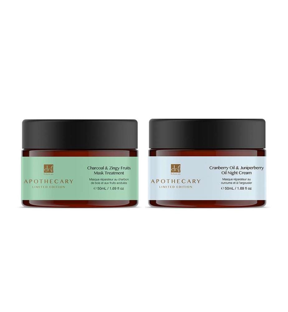 Geschenkset - Cranberry-Nacht & Kohlemaske