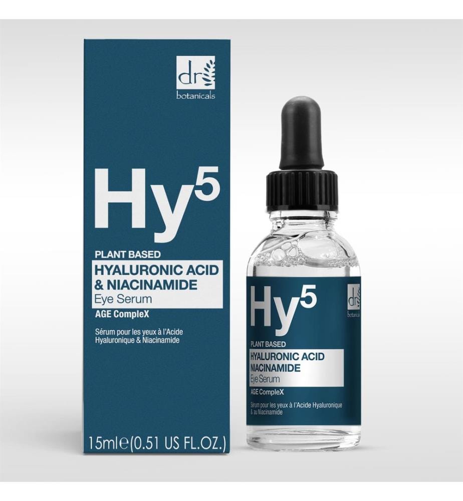 Geschenkset Anti-Aging-Gesichtsserum Vitamin C & Hyaluronsäure 30 ml + Anti-Aging-Augenkonturenserum Hyaluronsäure & Niacinamid 15 ml