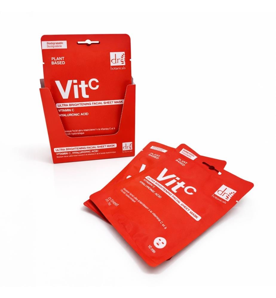10er-Set Glow Masks - Vitamin C Hyaluronsäure