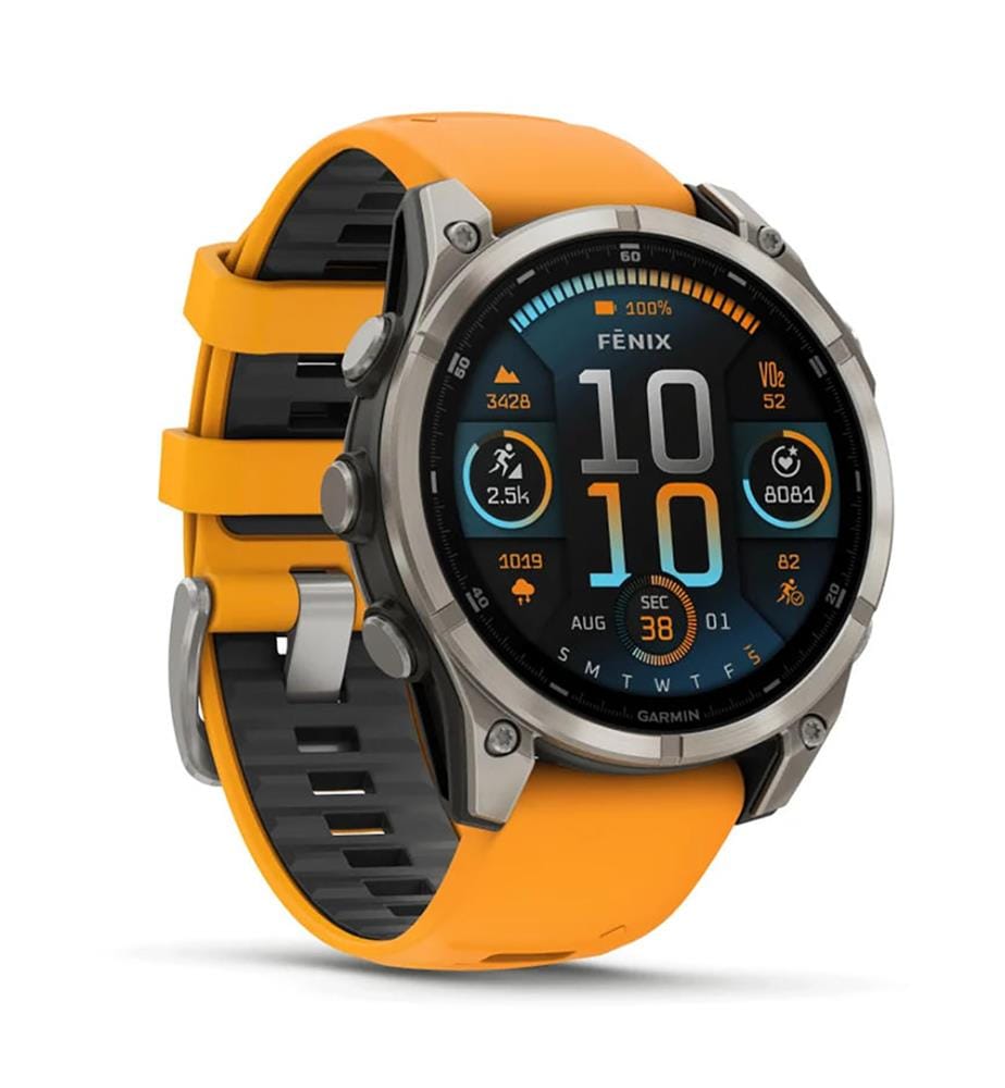 Montre Fenix 8 - Orange/Graphite Strap