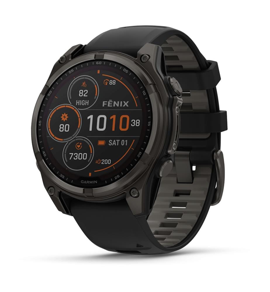 Montre Fenix 8  - Black/Pebble Gray Strap