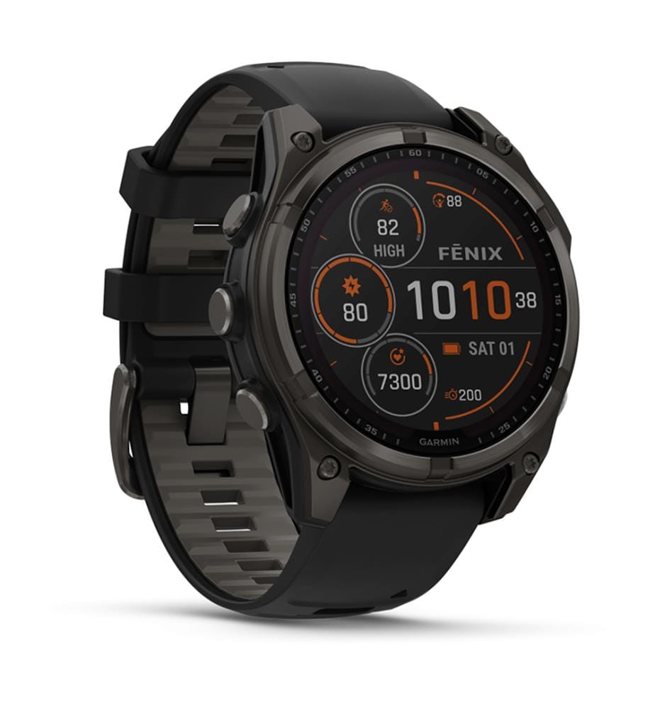 Montre Fenix 8  - Black/Pebble Gray Strap