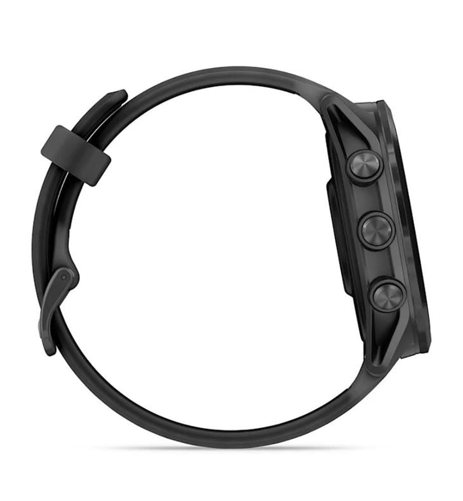 Montre connectée de course Forerunner 570 - Aluminium gris ardoise avec noir translucide et bracelet noir