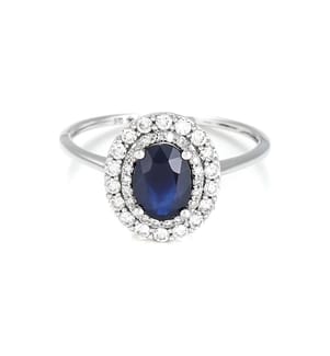 Bague Glénan - Or Blanc 375/1000