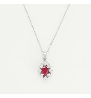 Pendentif Théa - Or Blanc