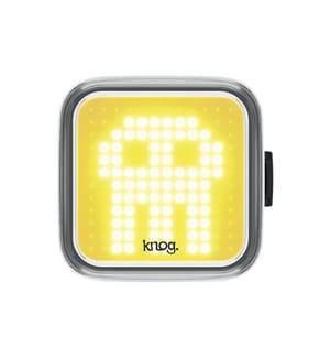 knog. - Velolampe Blinder Skull Vorne, Schwarz