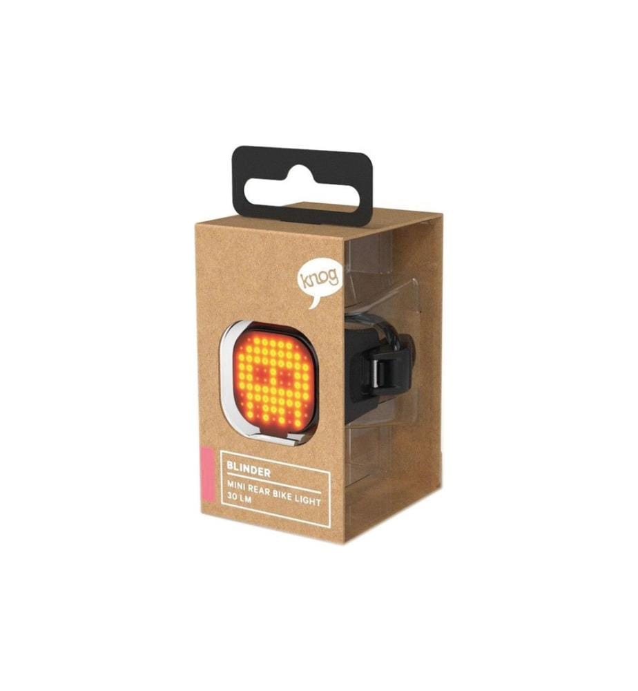 knog. - Lampe de vélo Blinder Mini Skull Feu arrière, noir
