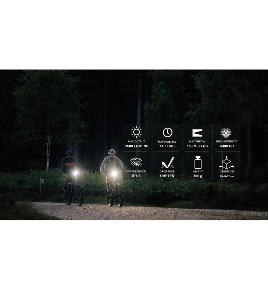 Magicshine - Lampe de vélo Ray 2600 lumière frontale Télécommande sans fil