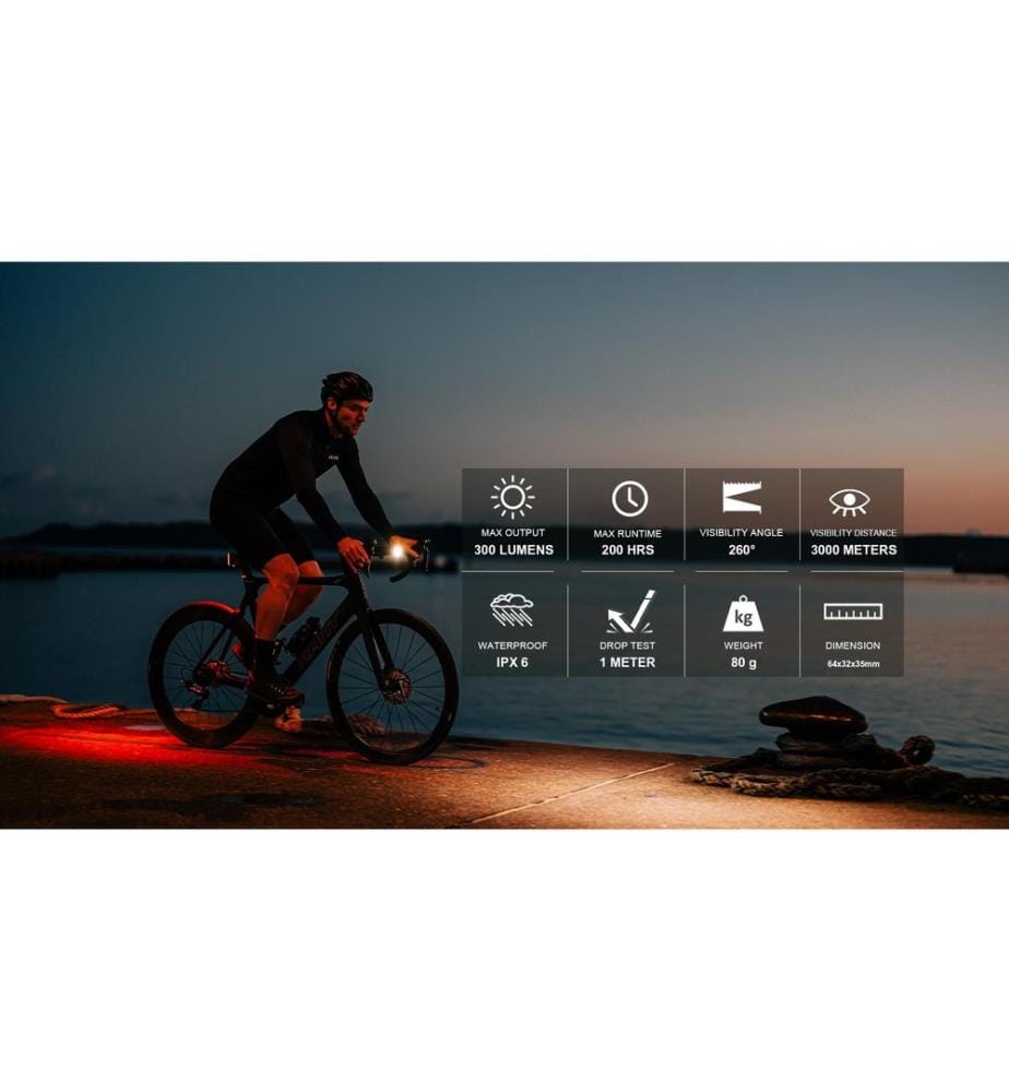 Magicshine - Lampe de vélo Taillight Seemee 300
