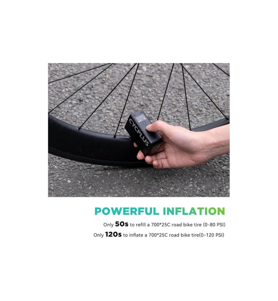 CYCPLUS - Minipompe CYC AS2 PRO Black