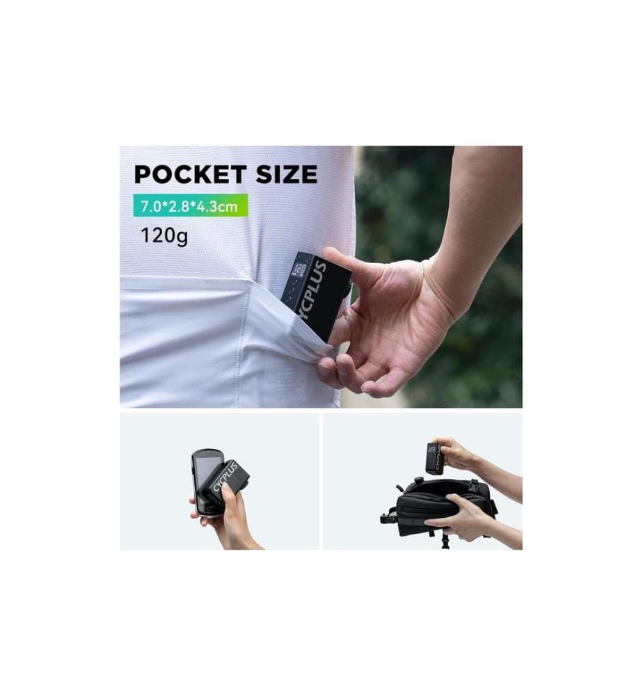 CYCPLUS - Minipompe CYC AS2 PRO Black