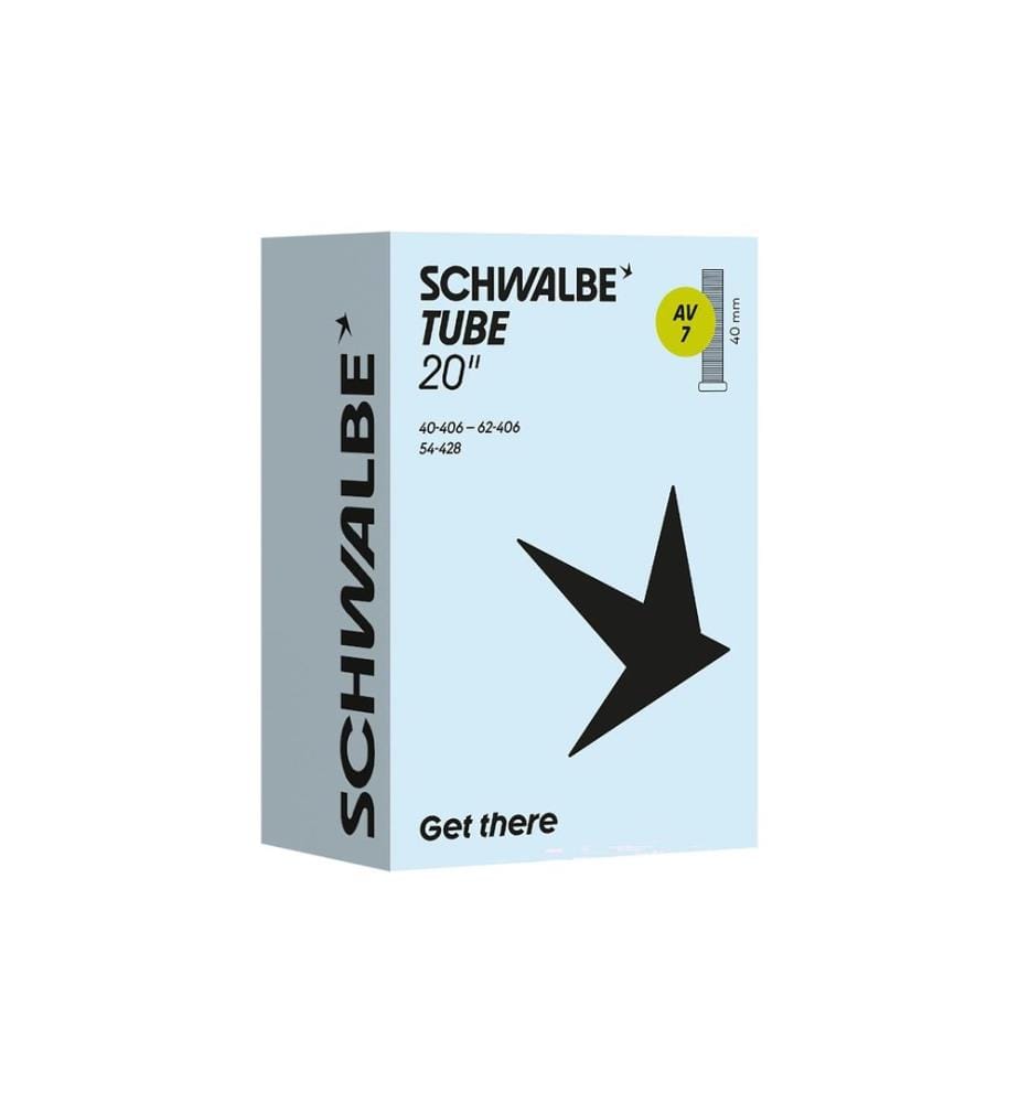 SCHWALBE - Chambre à air de vélo 20 x 1.50-2.50, AGV 40 mm