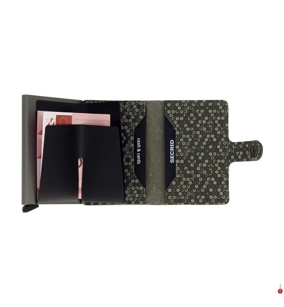 Kartenetui „Miniwallet“ – Grau, sechseckig","detected_source_language":"FR