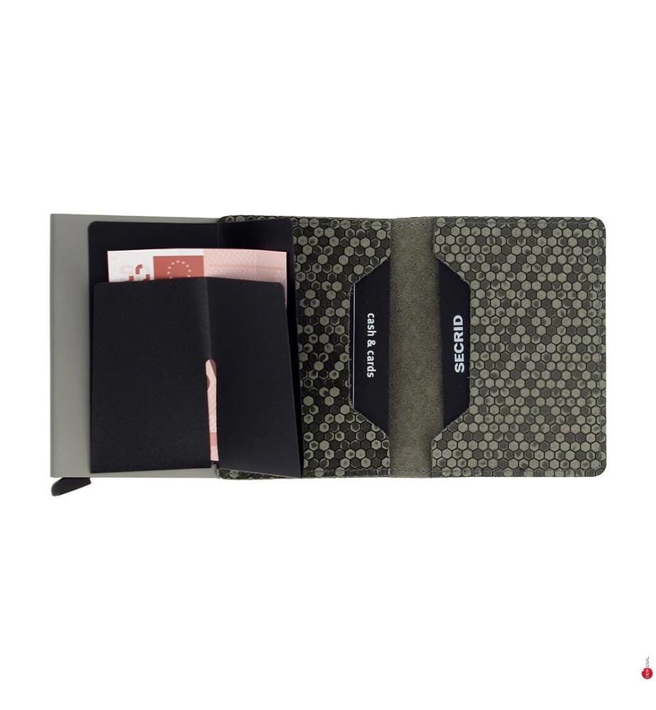 Kartenetui „Slimwallet“ – Grau, sechseckig","detected_source_language":"FR