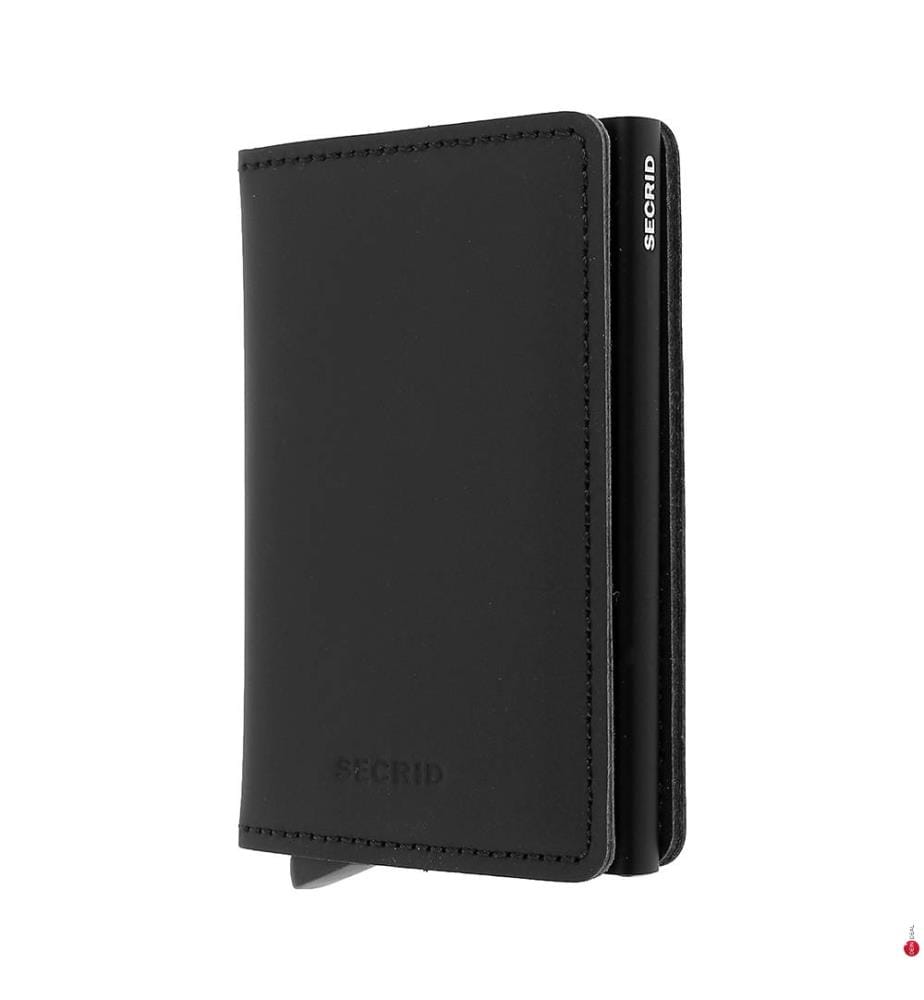Kartenetui „SlimWallet Style Matte“ – Schwarz","detected_source_language":"FR
