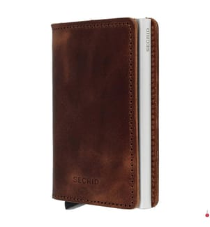 Kartenetui „SlimWallet“ im Vintage-Stil – Braun","detected_source_language":"FR