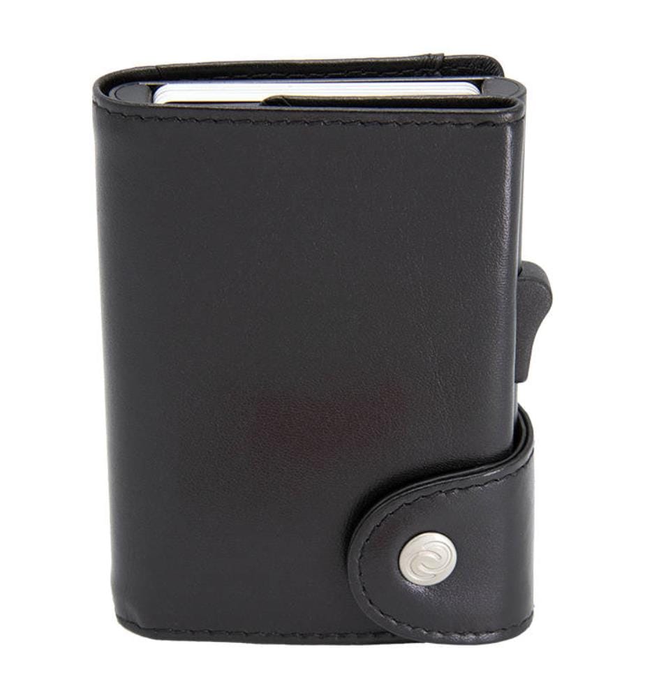 Porte-Cartes Avec Porte-Monnaie Xl Leather - Noir