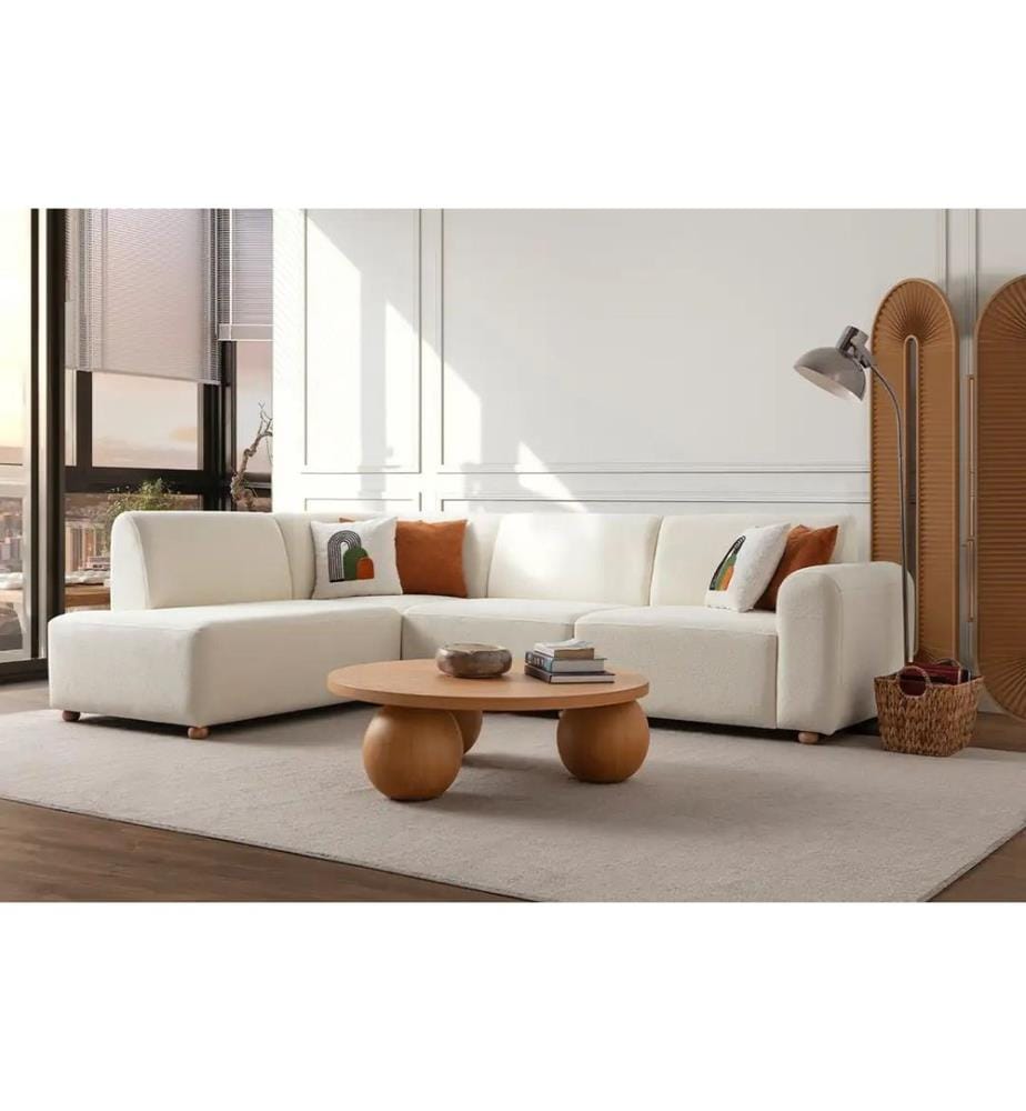 Ecksofa S-Loft Left - Weiss