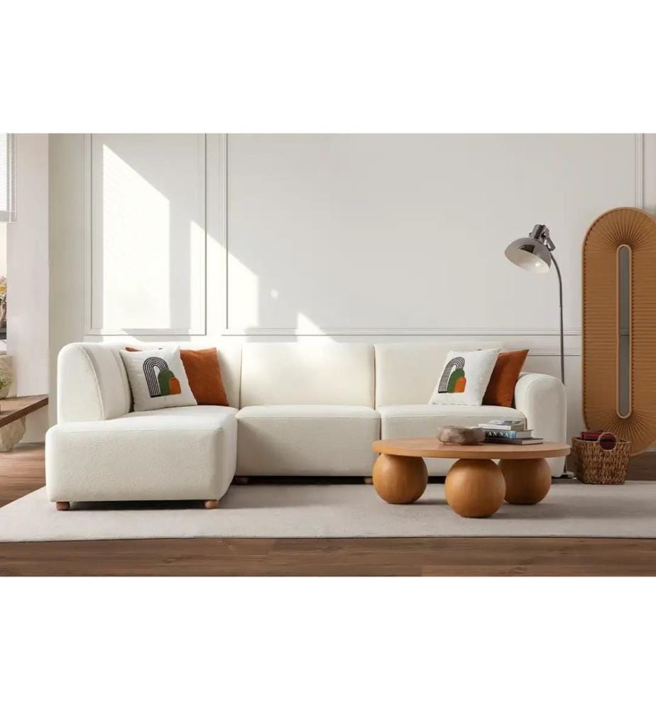 Ecksofa S-Loft Left - Weiss