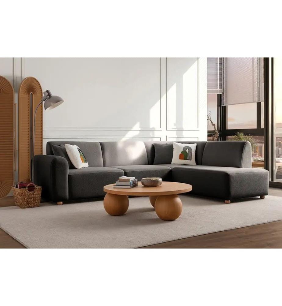 Ecksofa S-Loft Right - Anthrazit