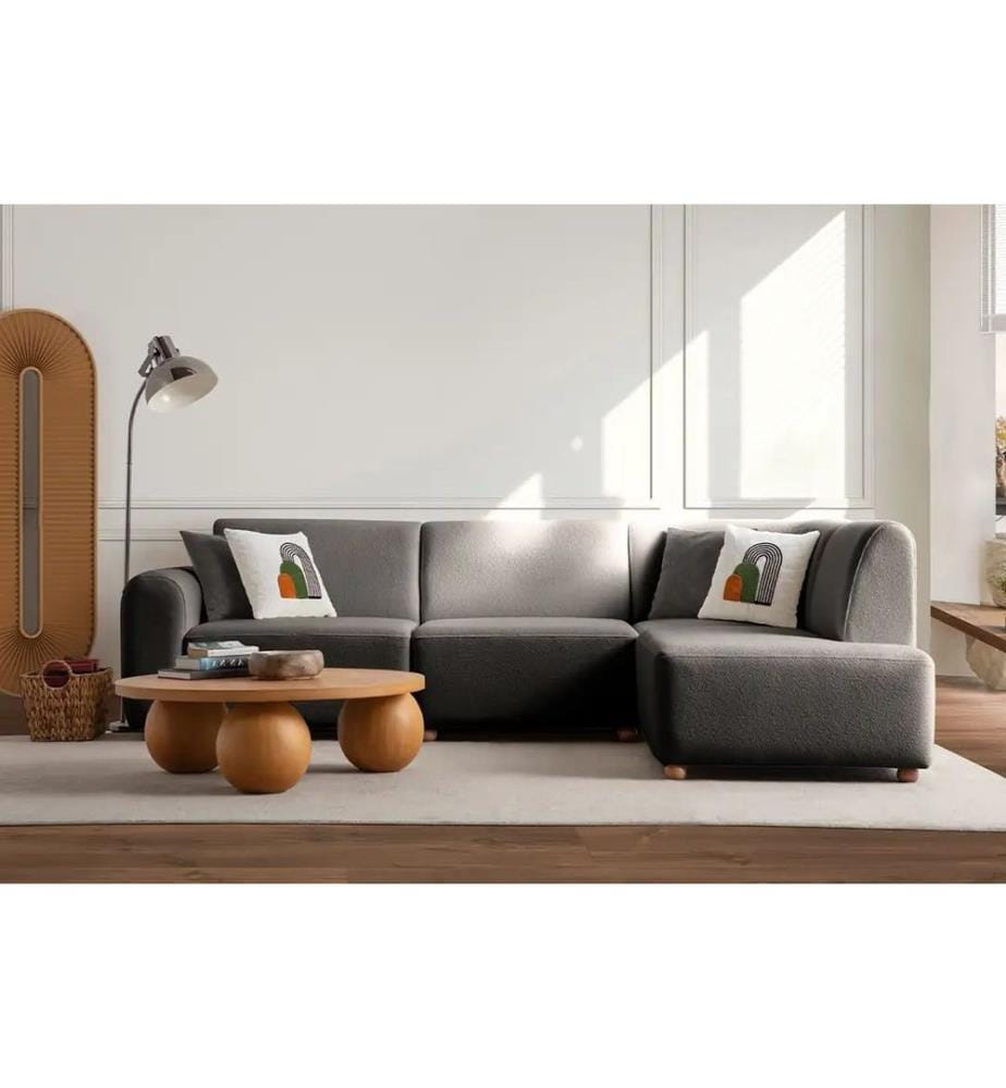 Ecksofa S-Loft Right - Anthrazit