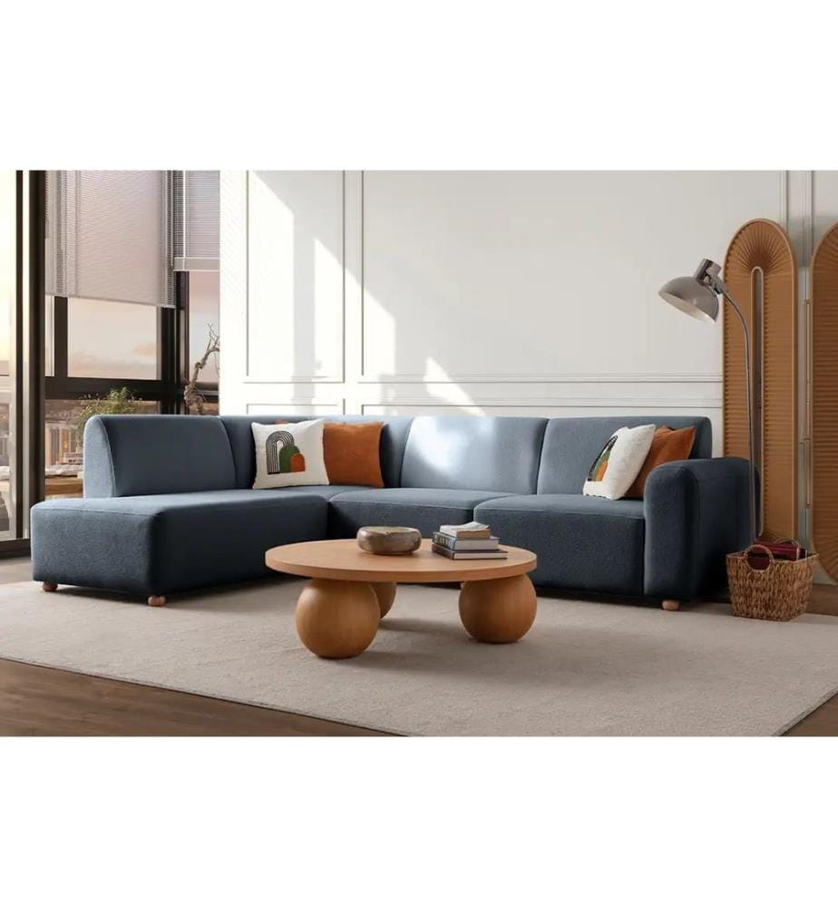 Ecksofa S-Loft Left - Blau