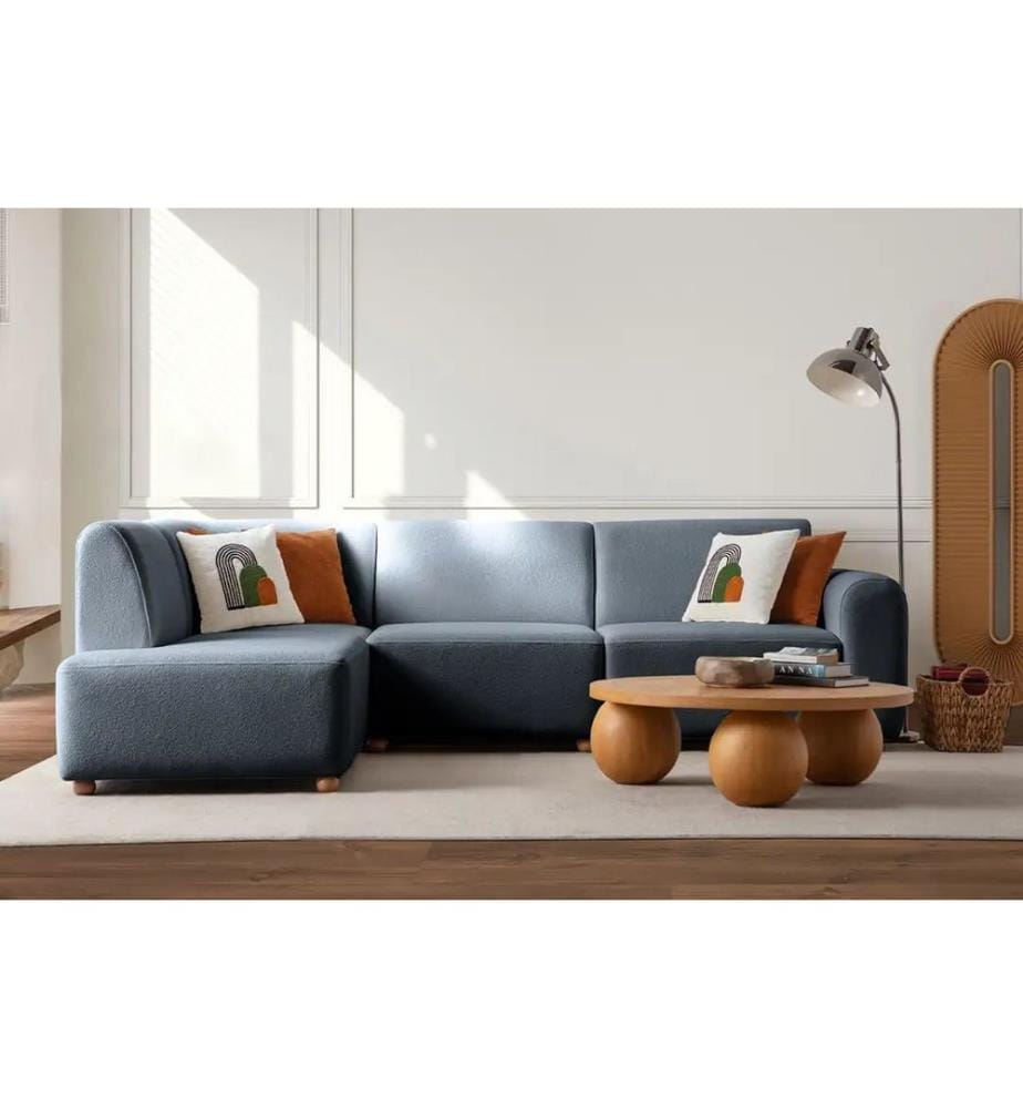 Ecksofa S-Loft Left - Blau