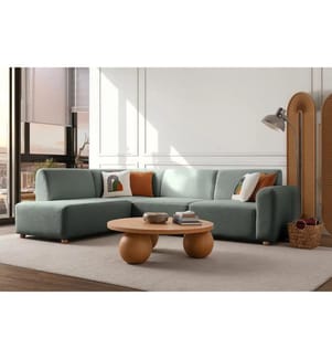 Ecksofa S-Loft Left - Grün