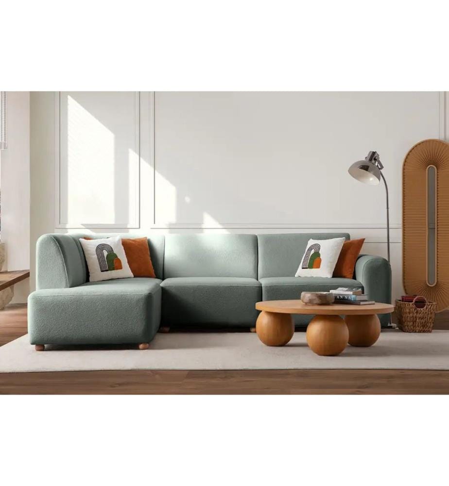 Ecksofa S-Loft Left - Grün