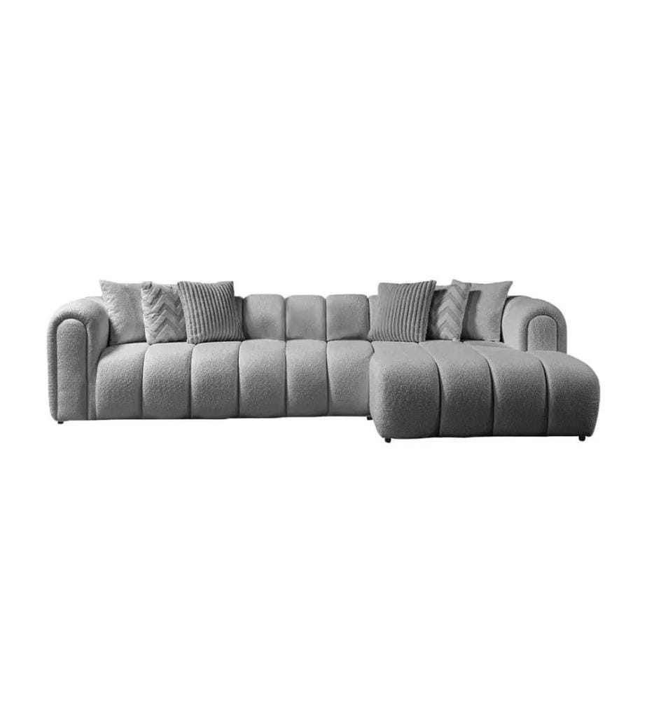 N-Line Right Ecksofa - Grau