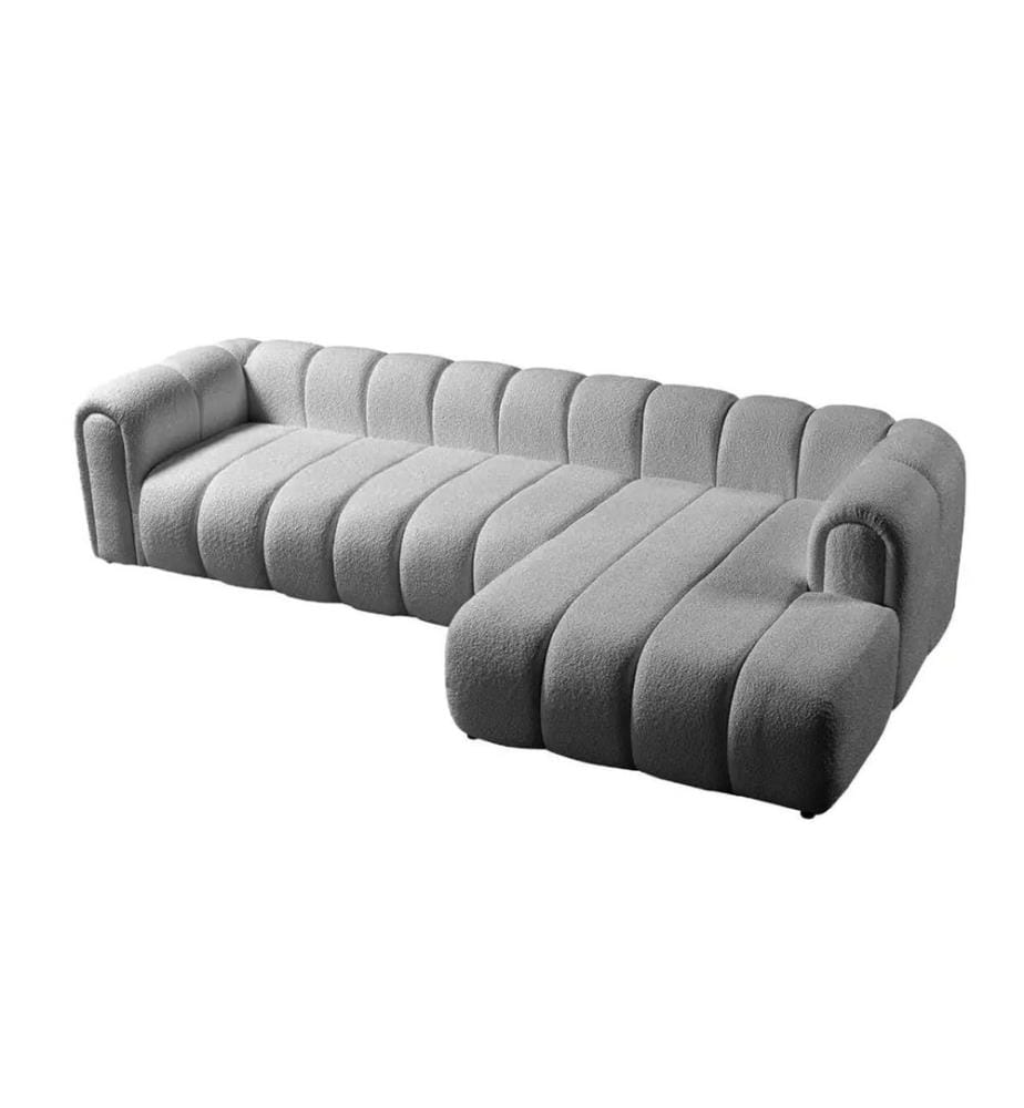 N-Line Right Ecksofa - Grau