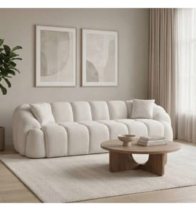 Octavio 4-Sitzer-Sofa - Weiss