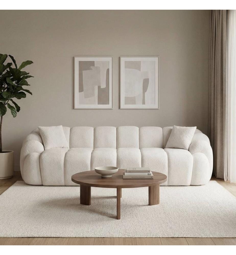 Octavio 4-Sitzer-Sofa - Weiss