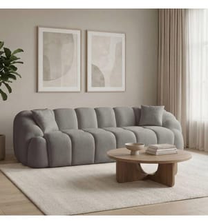 Octavio 4-Sitzer-Sofa - Grau
