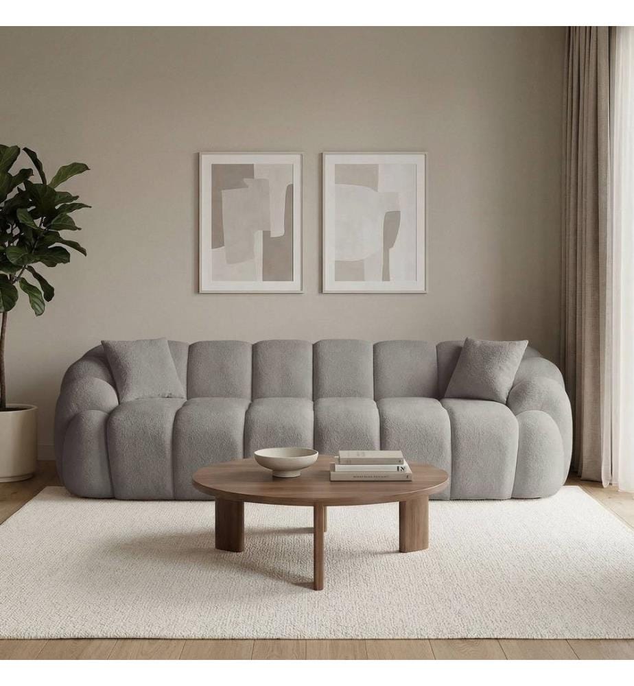 Octavio 4-Sitzer-Sofa - Grau