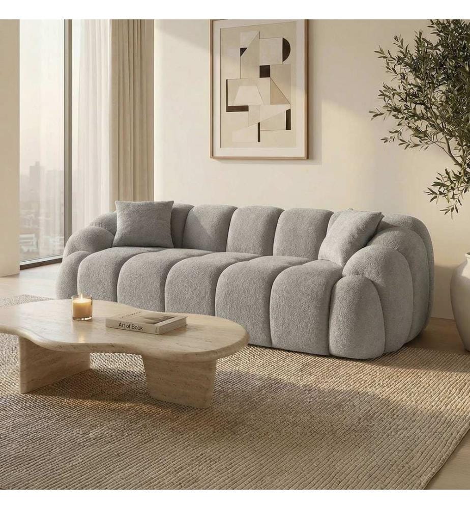 Octavio 3-Sitzer-Sofa - Grau