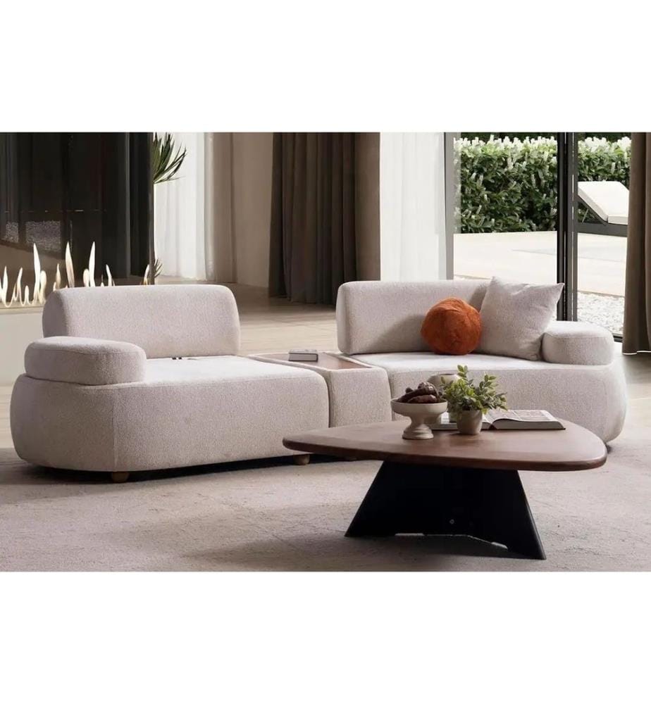 Rio Lounge Möbel Set - Creme