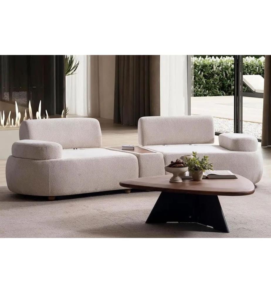 Rio Lounge Möbel Set - Creme