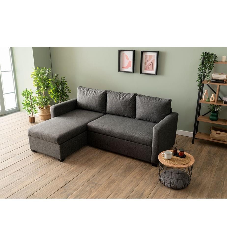 Kado Eckschlafsofa - Dunkelgrau