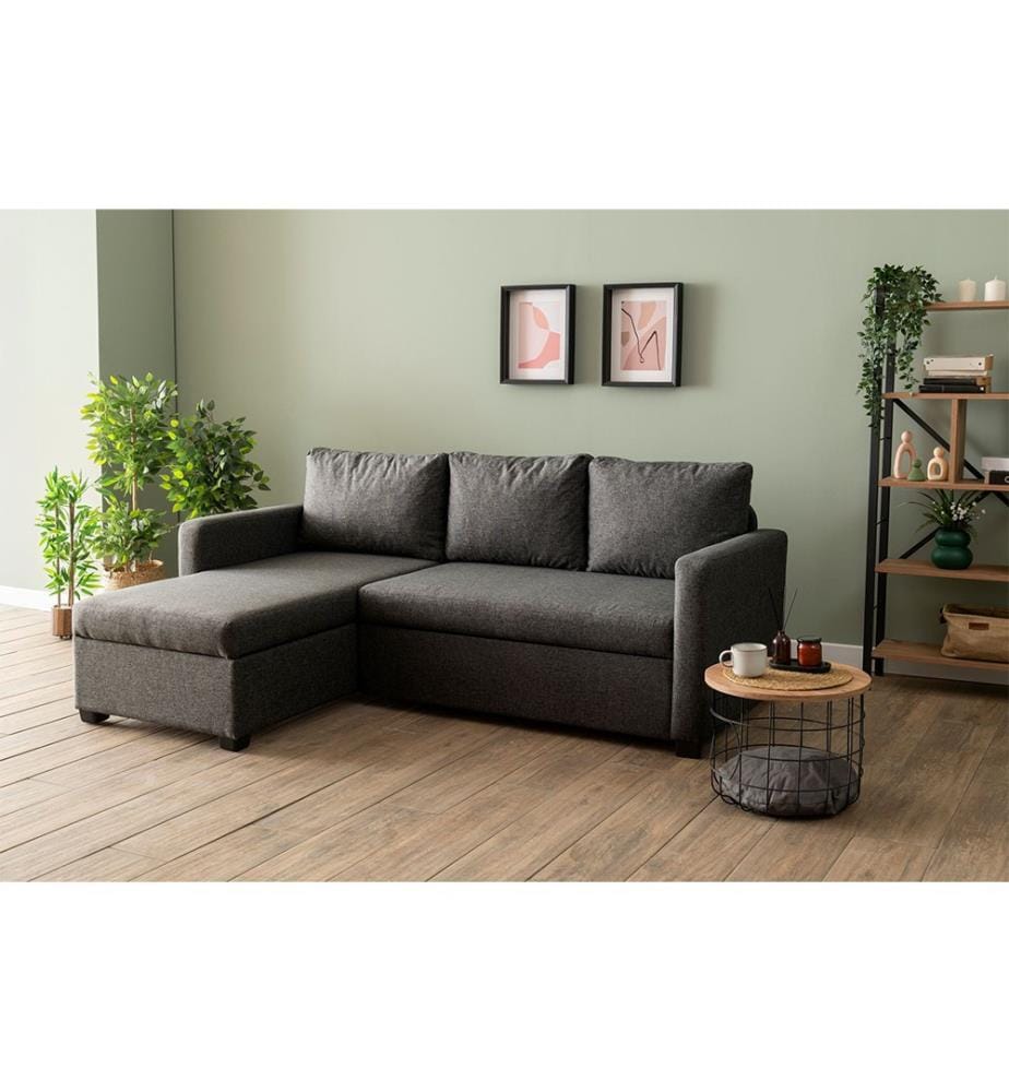 Kado Eckschlafsofa - Dunkelgrau