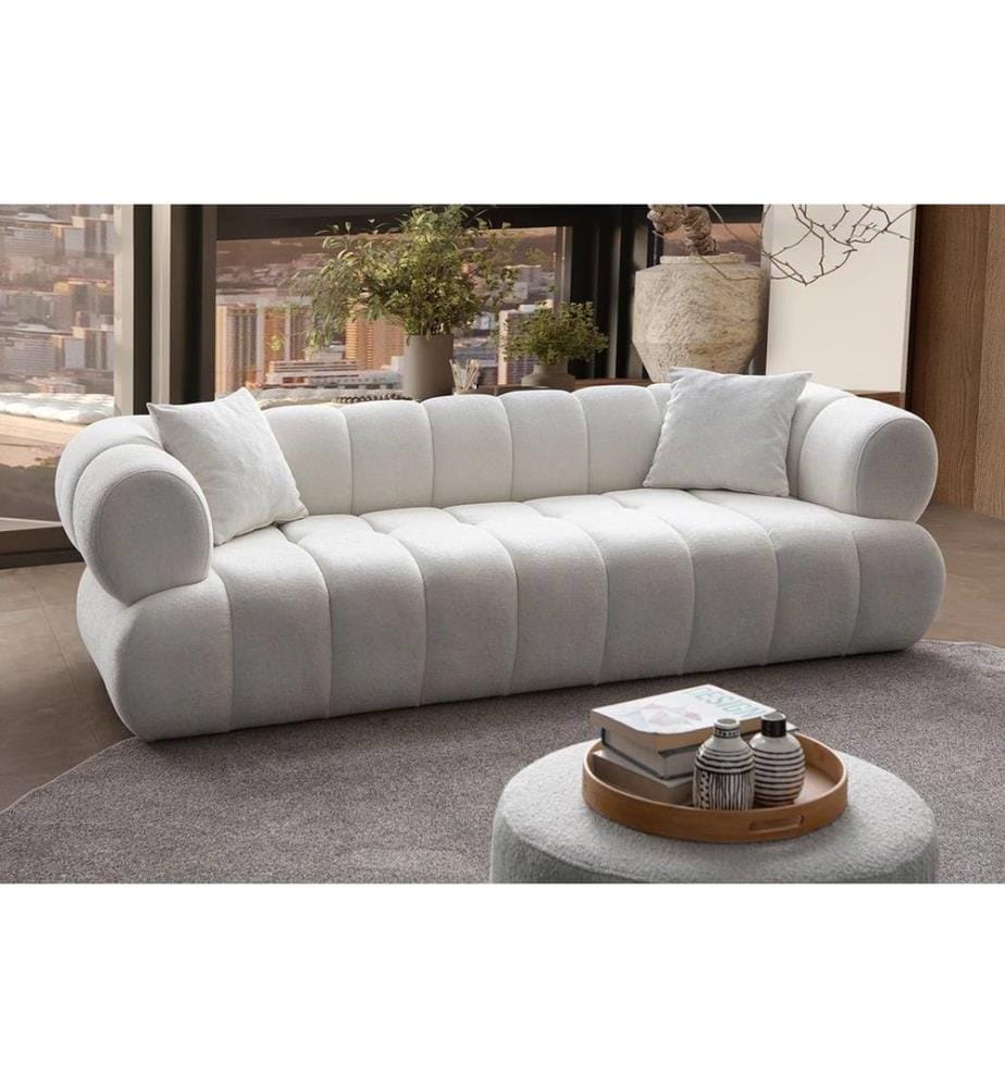Petra 3-Sitzer-Sofa - Weiss
