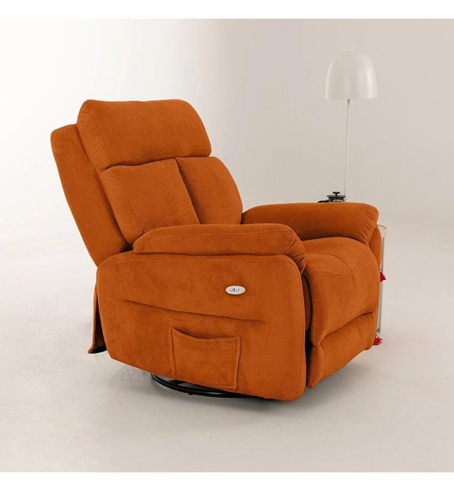Comfera Electric Lehnsessel - Rot Tuile