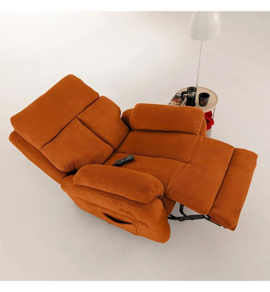 Comfera Electric Lehnsessel - Rot Tuile