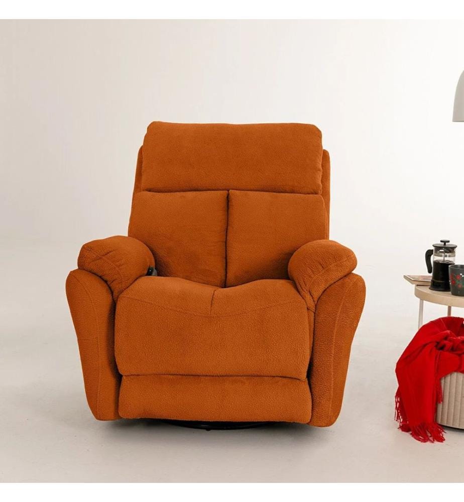 Comfera Electric Lehnsessel - Rot Tuile