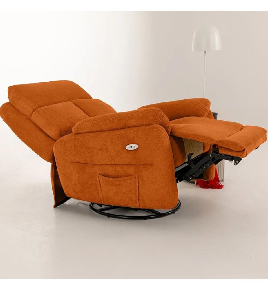 Comfera Electric Lehnsessel - Rot Tuile