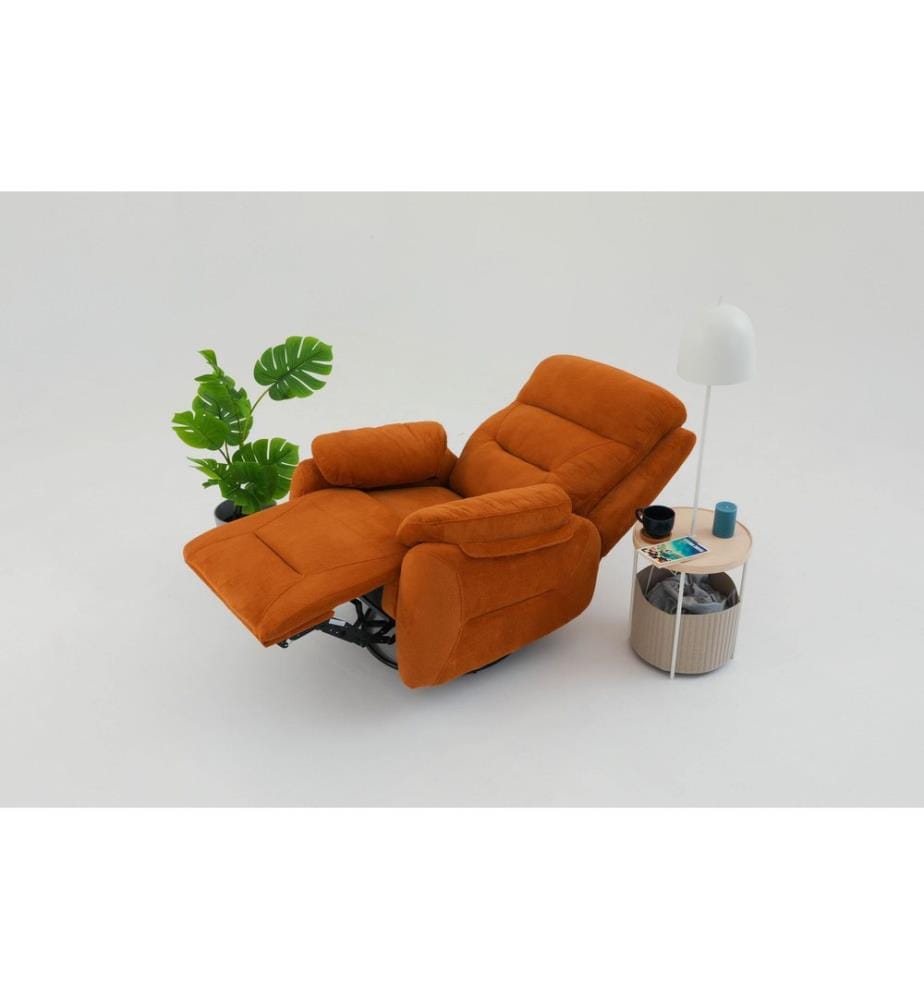Comfera Electric Lehnsessel - Rot Tuile