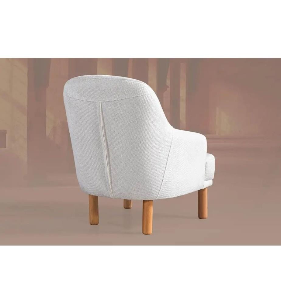 Stuhl Wing Class Bohem - Creme