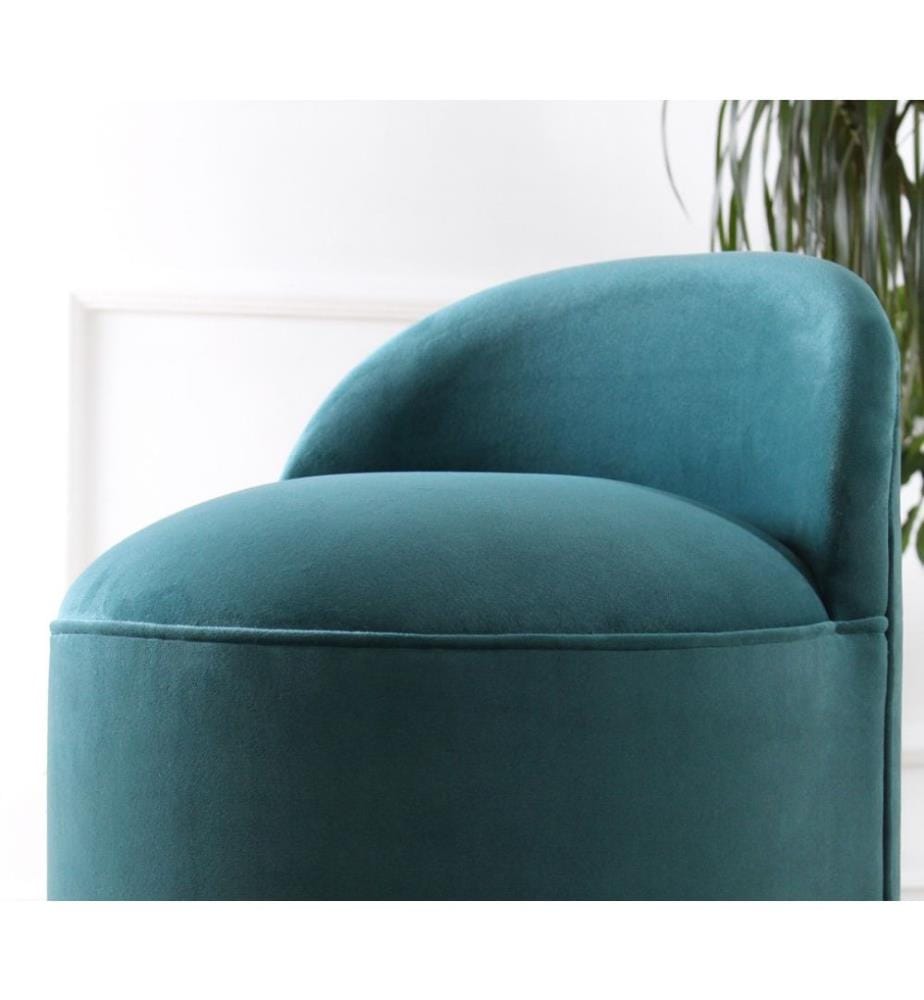 Pouf Dover - Vert Pétrole