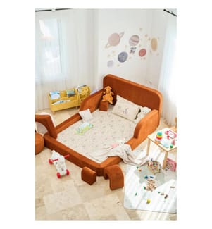 Kinderbett Funbed Double 117 - Ziegelrot