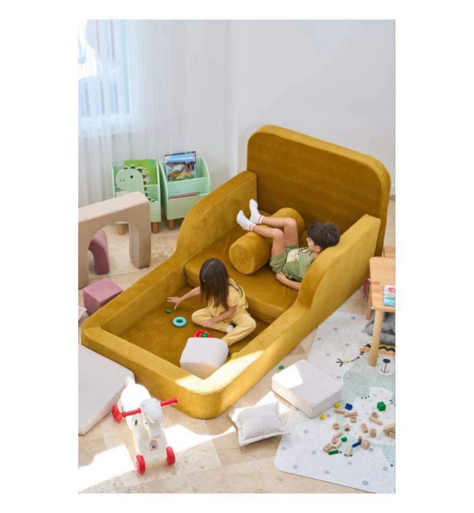 Kinderbett Funbed Single - Senf